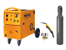 OMI 206 4-kladka, celo-měděný transformátor + hořák Binzel + ventil + lahev, záruka 3 roky