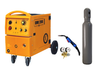 OMI 206 4-kladka, celo-měděný transformátor + hořák BT 155 + ventil + lahev, záruka 3 roky