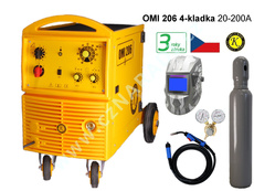 OMI 206 4-kladka + hořák BT 155 + red. ventil + kukla Robot + lahev, záruka 3 roky
