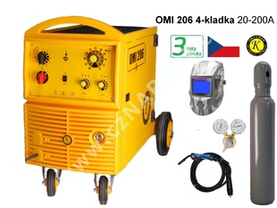 OMI 206 4-kladka + hořák + red. ventil + kukla Robot + lahev, záruka 3 roky