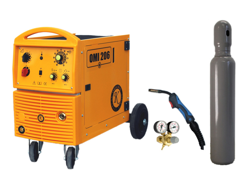 OMI 206 4-kladka, celo-měděný transformátor + hořák + ventil + lahev, záruka 3 roky