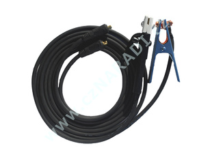 Gumové svařovací kabely pro elektrodu 16mm/3m, 10-25