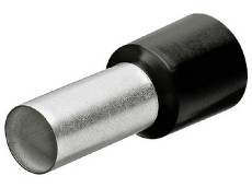 Kabelové koncovky - dutinky 14mm - černá 200ks