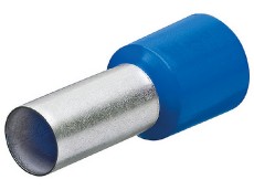 Kabelové koncovky - dutinky 24mm - modrá 100ks