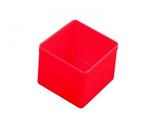 AKCE KW: Krabička plastová 54x54x45mm - červená