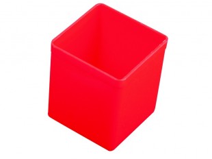 AKCE KW: Krabička plastová 54x54x63mm - červená