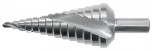 Vrták stupňovitý 4-12mm x 1mm HSS-Co PROFI (spirálová drážka)
