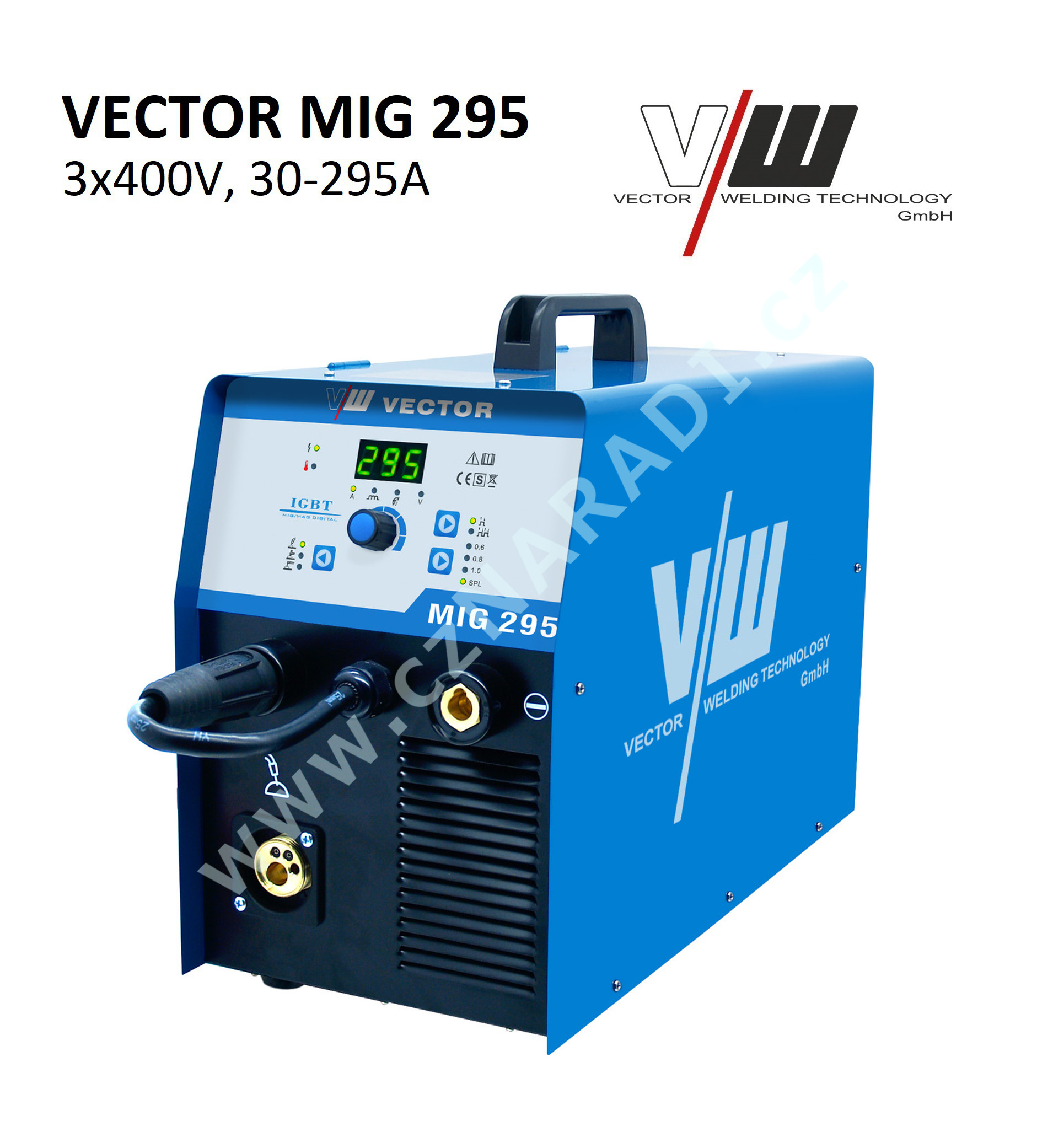 VECTOR MIG 295, multifunkční svářečka M2295B
